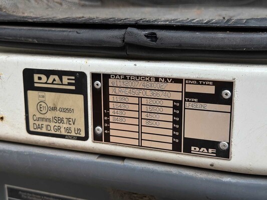 Daf FA LF45 Vrachtauto (Origineel-NL), BZ-ZT-98