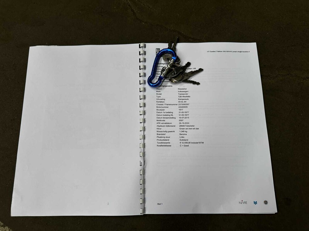 Volkswagen 23 Kampeerauto 1977, 00-SL-64 Camper