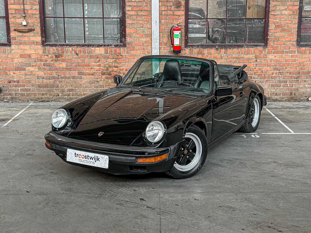 Porsche 911 Carrera 3.2 Cabriolet 230pk 1985