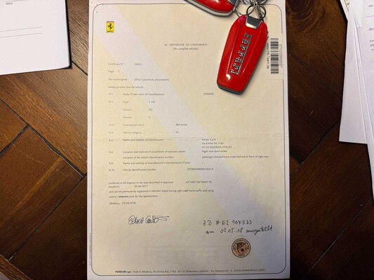 Ferrari 488 Spider HELE 3.9 V8 -Full Carbon- 670pk 2018