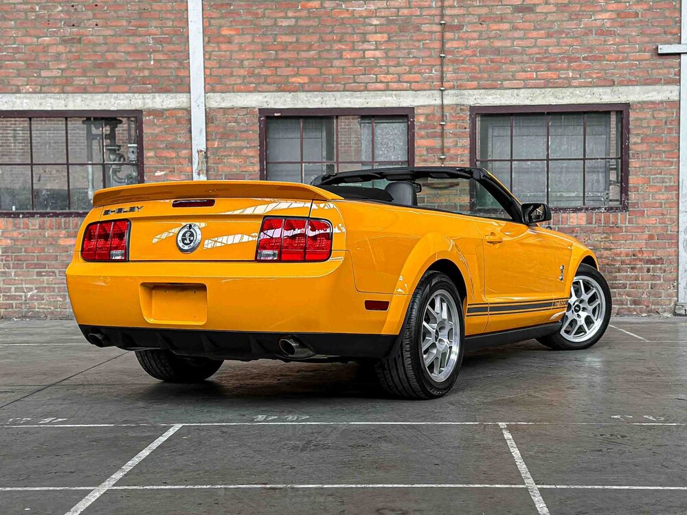 Ford Mustang Shelby GT500 5.4 V8 500pk Cabriolet 2007 (27.000 KM) Youngtimer