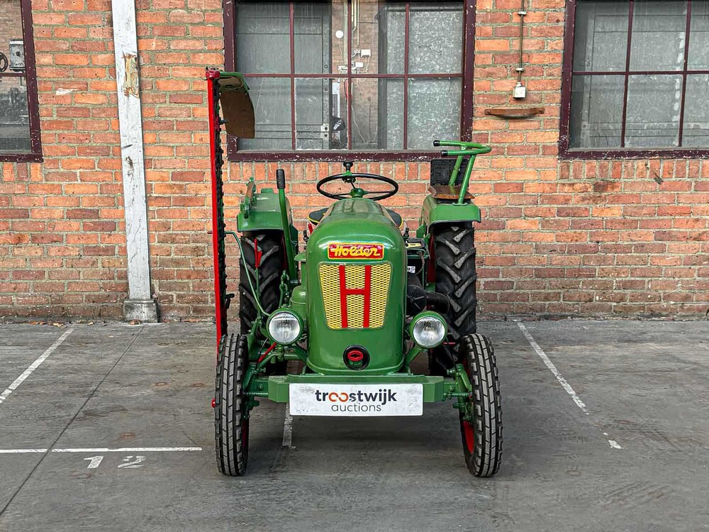 Holder 1955 1-Cilinder Oldtimer Tractor + Originele Melkwagen, TRH-44-X