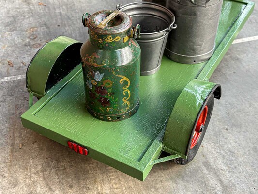 Holder 1955 1-Cilinder Oldtimer Tractor + Originele Melkwagen, TRH-44-X