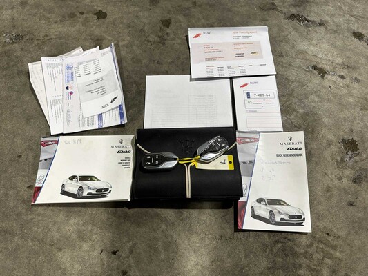 Maserati Ghibli 3.0 V6 330pk 2014 (Origineel-NL), 7-XBS-64