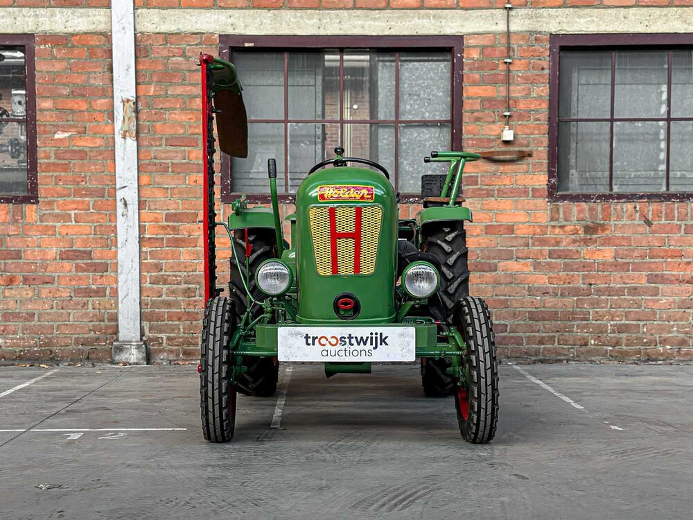 Holder 1955 1-Cilinder Oldtimer Tractor + Originele Melkwagen, TRH-44-X