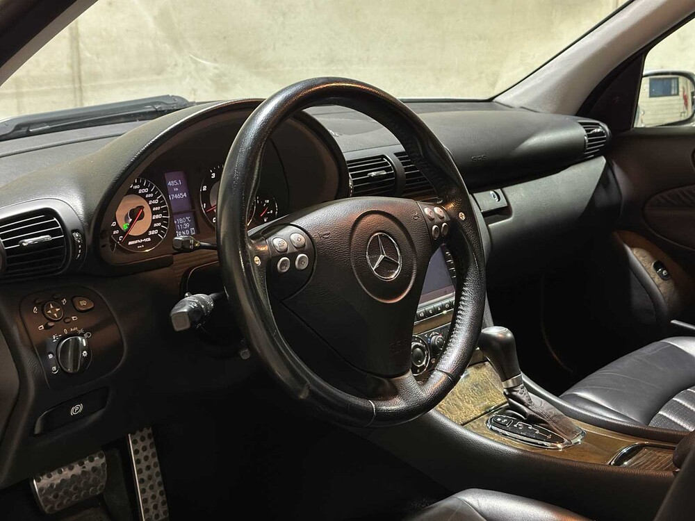 Mercedes-Benz C55 Combi AMG 5.4 V8 367pk 2005 C-klasse, JSZ-04-G Youngtimer
