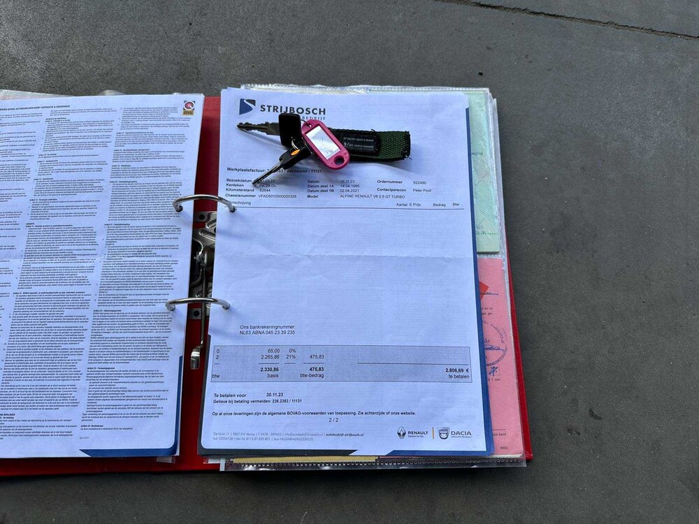 Renault Alpine 2.5 V6 GT Turbo 200pk 1986 (Origineel-NL), PK-24-GL