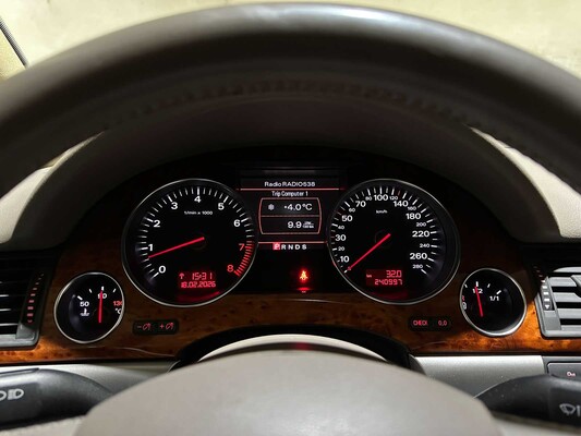 Audi A8 4.2 V8 Quattro Pro Line 350pk 2007 (Origineel-NL + 1e Eigenaar), 25-XH-VZ