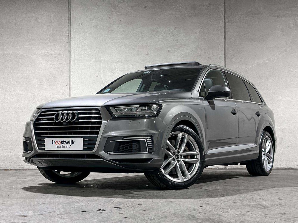 Audi Q7 3.0 TDI V6 e-tron Quattro Sport S-Line 258pk 2016 (Origineel-NL & 1e Eigenaar) Plug-In Hybrid, NB-194-Z (BTW AUTO)