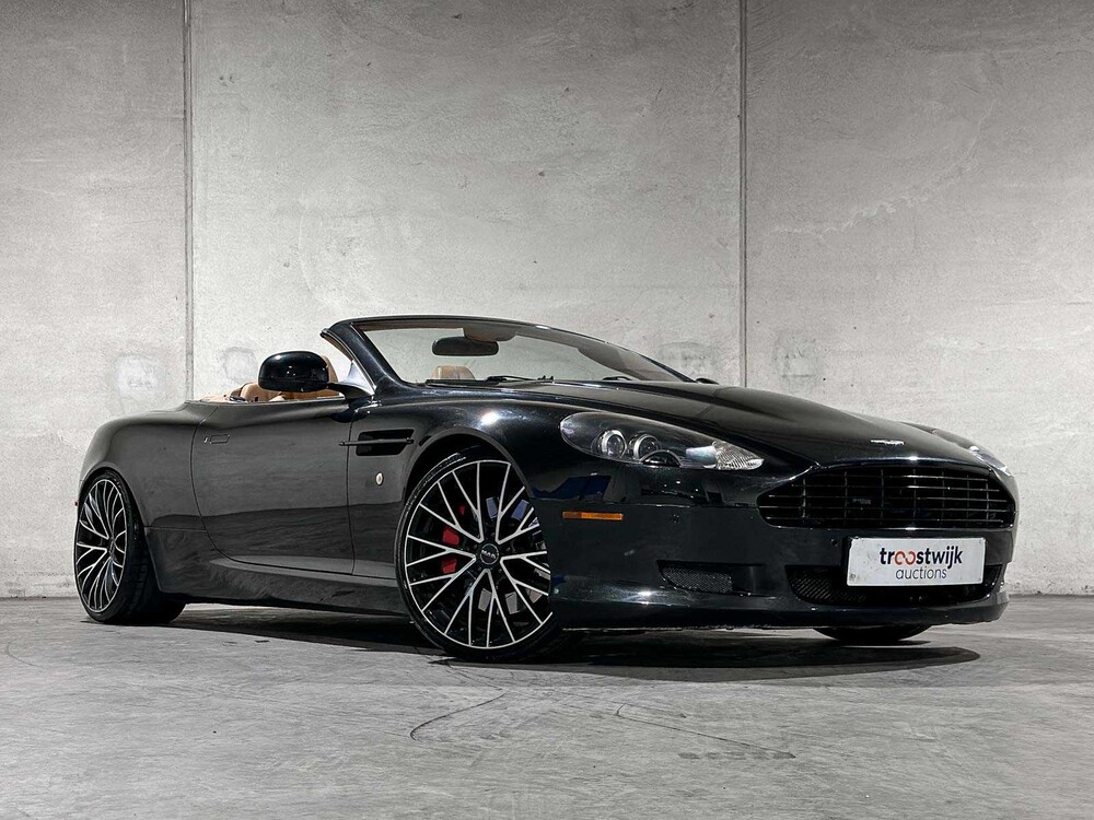 Aston Martin DB9 Volante 6.0 V12 517pk 2010 Cabriolet, P-330-GJ Youngtimer