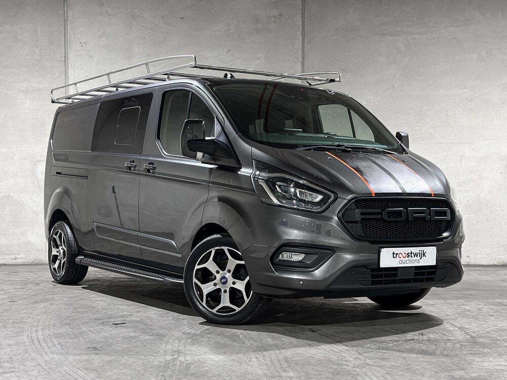 Ford Transit Custom 300 2.0 TDCI Dubbele Cabine Limited L2H1 168pk 2020 (Origineel-NL), VHD-70-G