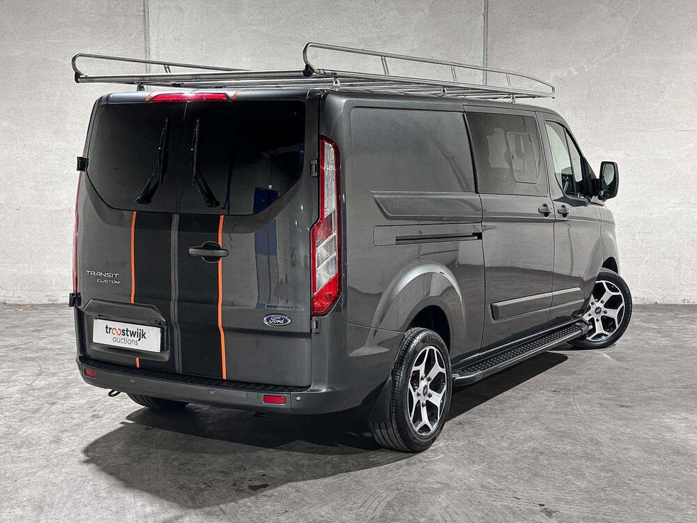 Ford Transit Custom 300 2.0 TDCI Dubbele Cabine Limited L2H1 168pk 2020 (Origineel-NL), VHD-70-G