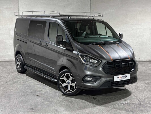 Ford Transit Custom 300 2.0 TDCI Dubbele Cabine Limited L2H1 168pk 2020 (Origineel-NL), VHD-70-G