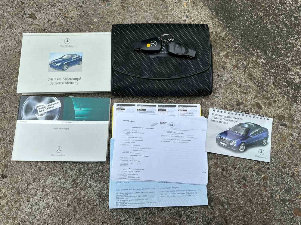 Mercedes-Benz C230 K C-klasse Sportcoupé 197pk 2004, SZ-183-P youngtimer