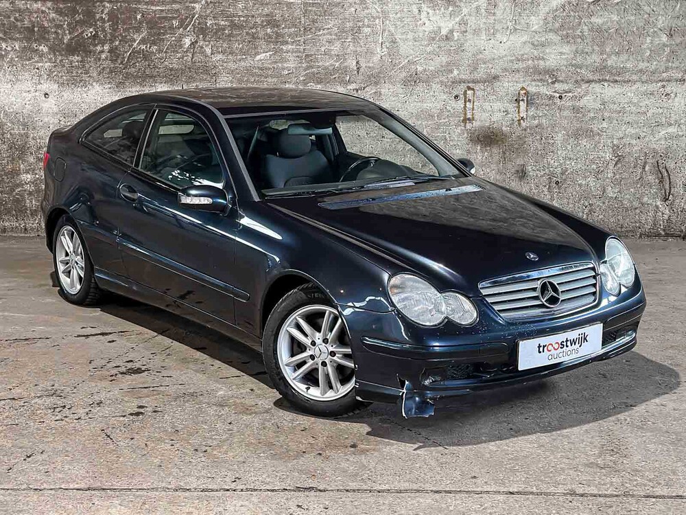 Mercedes-Benz C230 K C-klasse Sportcoupé 197pk 2004, SZ-183-P youngtimer