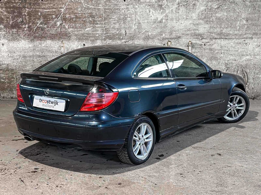 Mercedes-Benz C230 K C-klasse Sportcoupé 197pk 2004, SZ-183-P youngtimer