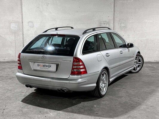 Mercedes-Benz C55 Combi AMG 5.4 V8 367pk 2005 C-klasse, JSZ-04-G Youngtimer