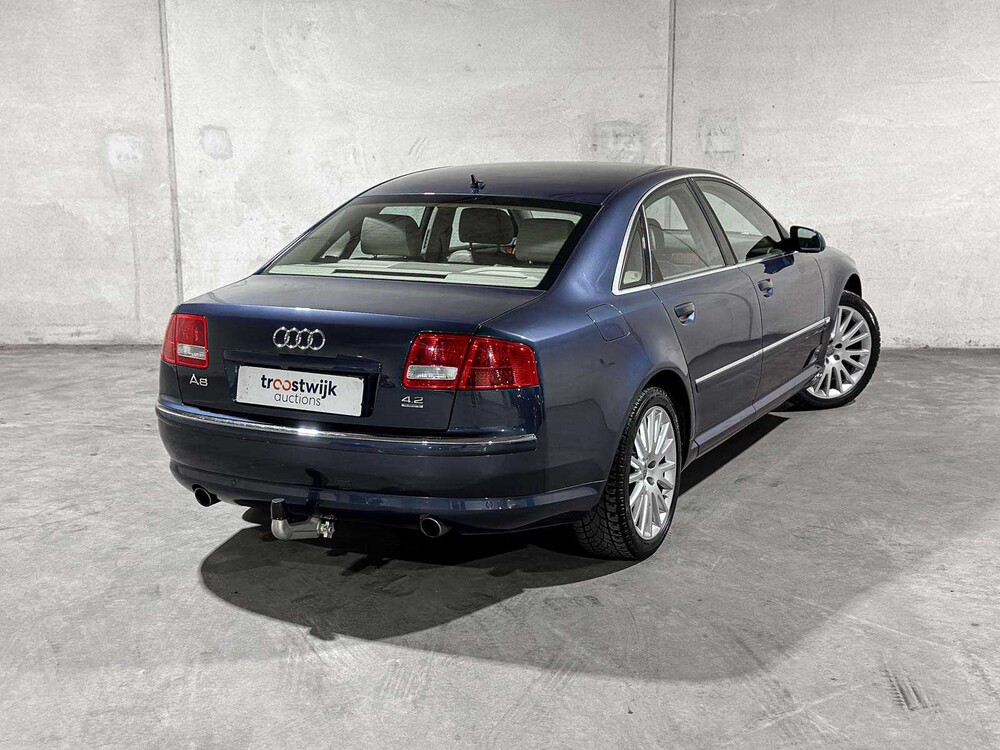 Audi A8 4.2 V8 Quattro Pro Line 350pk 2007 (Origineel-NL + 1e Eigenaar), 25-XH-VZ