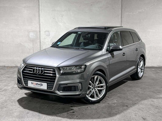 Audi Q7 3.0 TDI V6 e-tron Quattro Sport S-Line 258hp 2016 (Original-NL & 1st Owner) Plug-In Hybrid, NB-194-Z (VAT CAR)