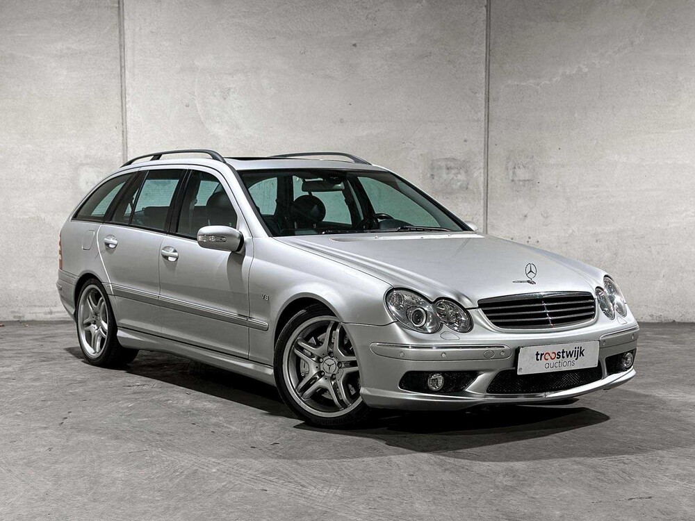 Mercedes-Benz C55 Combi AMG 5.4 V8 367hp 2005 C-class, JSZ-04-G Youngtimer