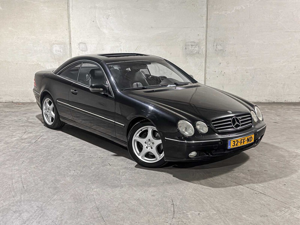 Mercedes-Benz CL500 5.0 V8 306pk 2000 (Origineel-NL) CL-klasse, 32-FF-ND Youngtimer