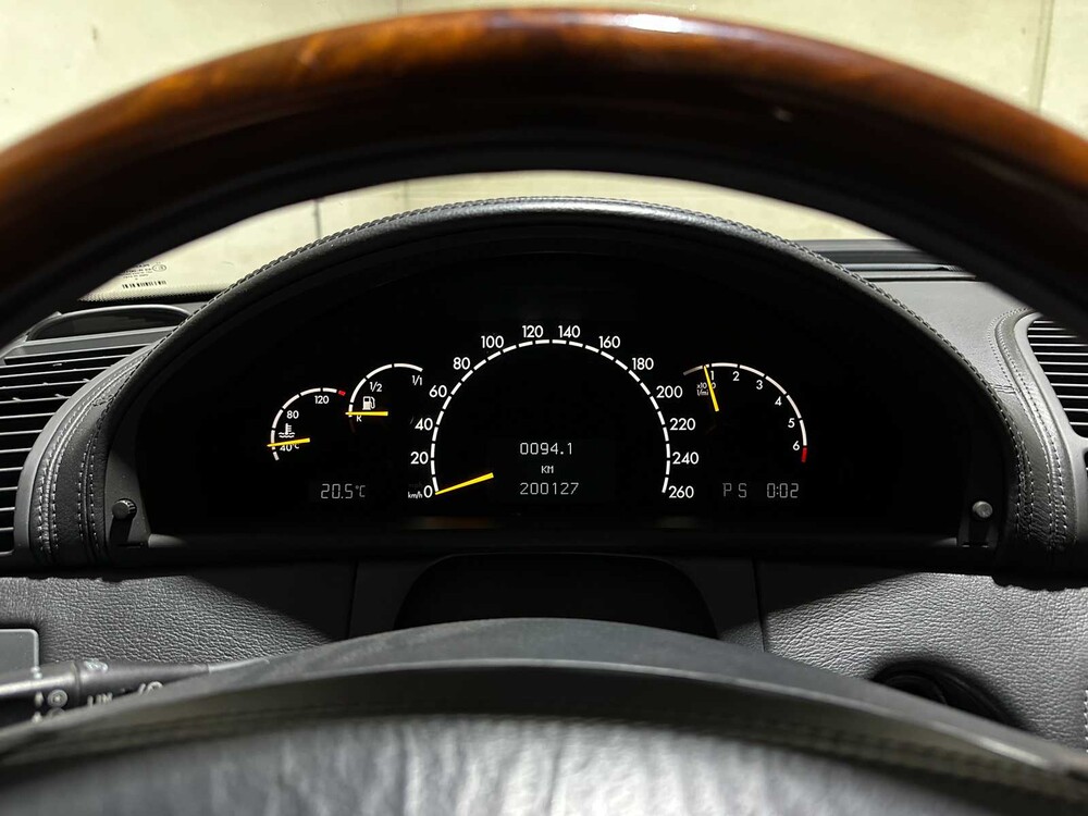 Mercedes-Benz CL500 5.0 V8 306pk 2000 (Origineel-NL) CL-klasse, 32-FF-ND Youngtimer