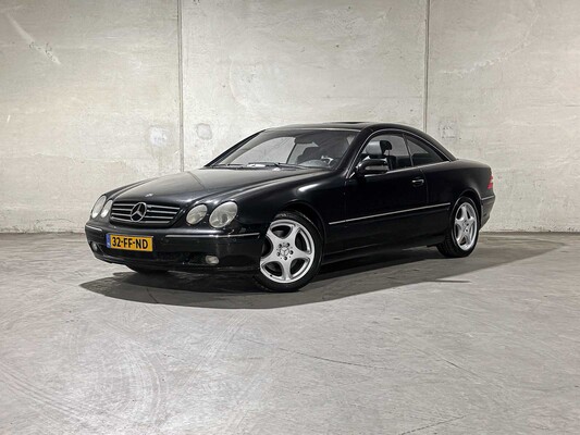 Mercedes-Benz CL500 5.0 V8 306pk 2000 (Origineel-NL) CL-klasse, 32-FF-ND Youngtimer