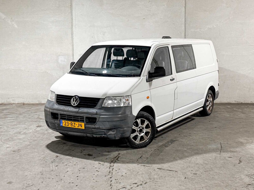 Volkswagen Transporter 2.5 TDI 340 DC 131pk 2006 (Origineel-NL) Dubbele Cabine, 23-BZ-JN