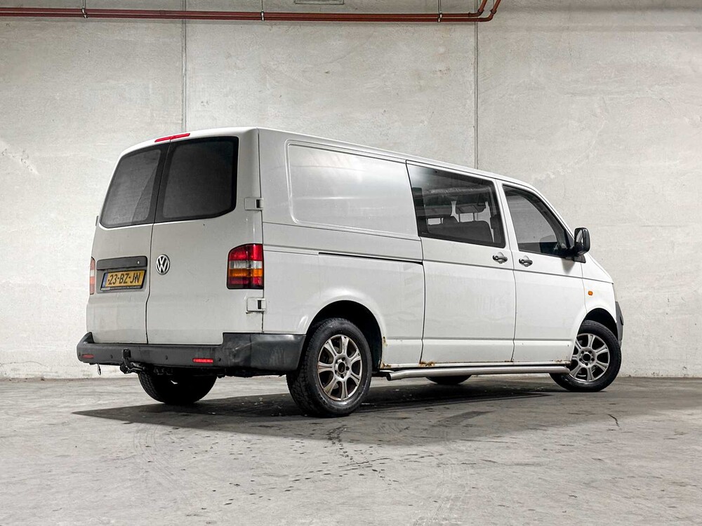 Volkswagen Transporter 2.5 TDI 340 DC 131pk 2006 (Origineel-NL) Dubbele Cabine, 23-BZ-JN
