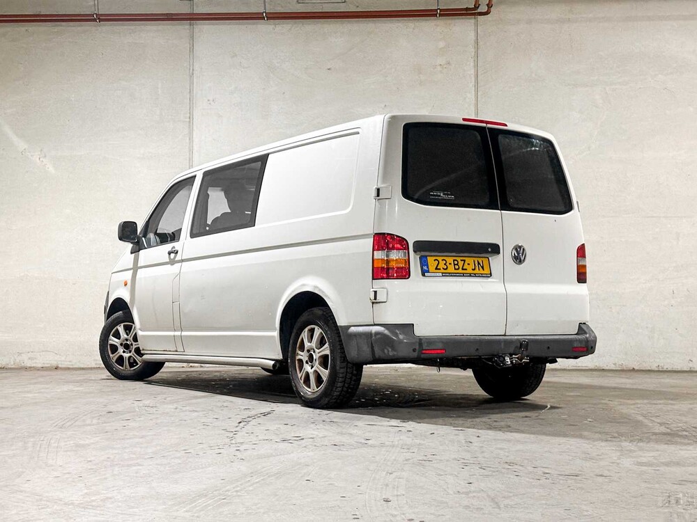 Volkswagen Transporter 2.5 TDI 340 DC 131pk 2006 (Origineel-NL) Dubbele Cabine, 23-BZ-JN
