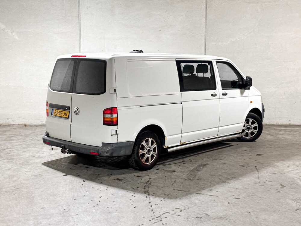 Volkswagen Transporter 2.5 TDI 340 DC 131pk 2006 (Origineel-NL) Dubbele Cabine, 23-BZ-JN