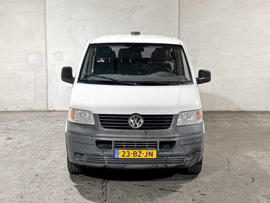 Volkswagen Transporter 2.5 TDI 340 DC 131pk 2006 (Origineel-NL) Dubbele Cabine, 23-BZ-JN