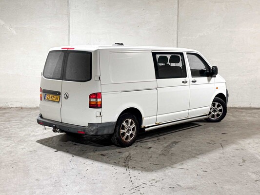 Volkswagen Transporter 2.5 TDI 340 DC 131pk 2006 (Origineel-NL) Dubbele Cabine, 23-BZ-JN