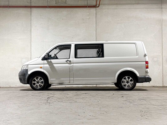 Volkswagen Transporter 2.5 TDI 340 DC 131pk 2006 (Origineel-NL) Dubbele Cabine, 23-BZ-JN
