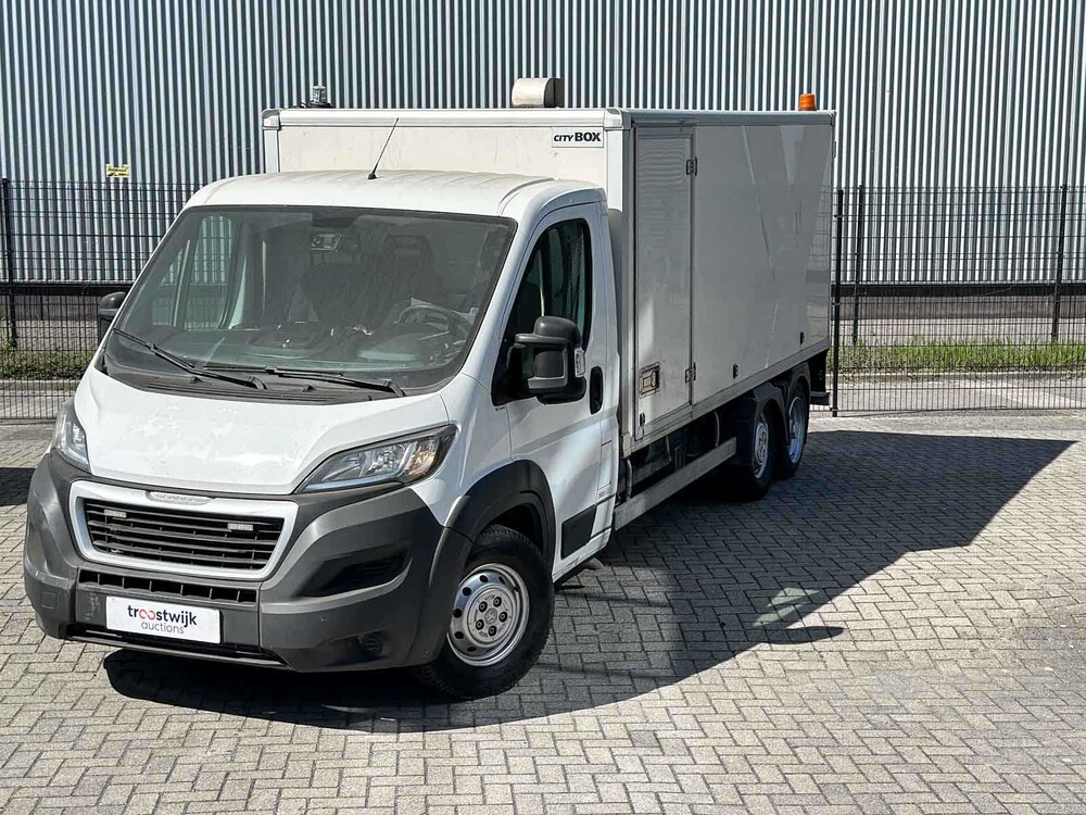 Peugeot Boxer 435 3.0 HDI L3 XR 177pk 2015 (Origineel-NL + 1e Eigenaar), VP-041-X Bedrijfswagen + Aanhanger