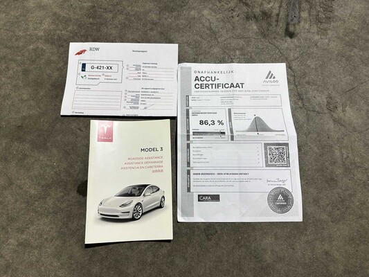 Tesla Model 3 Long Range AWD 75kWh 351pk 2019 (Origineel-NL), G-421-XX