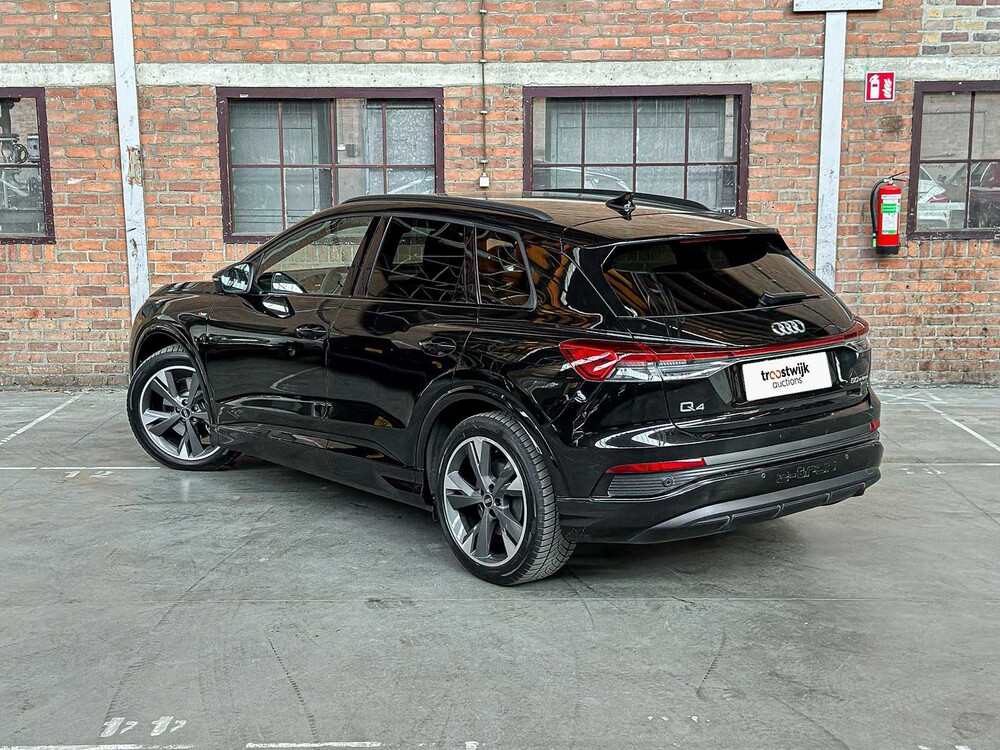 Audi Q4 e-tron 50 quattro Launch Edition S Competition 77 kWh 299pk 2022 (Origineel-NL + 1e eigenaar), P-122-GB 