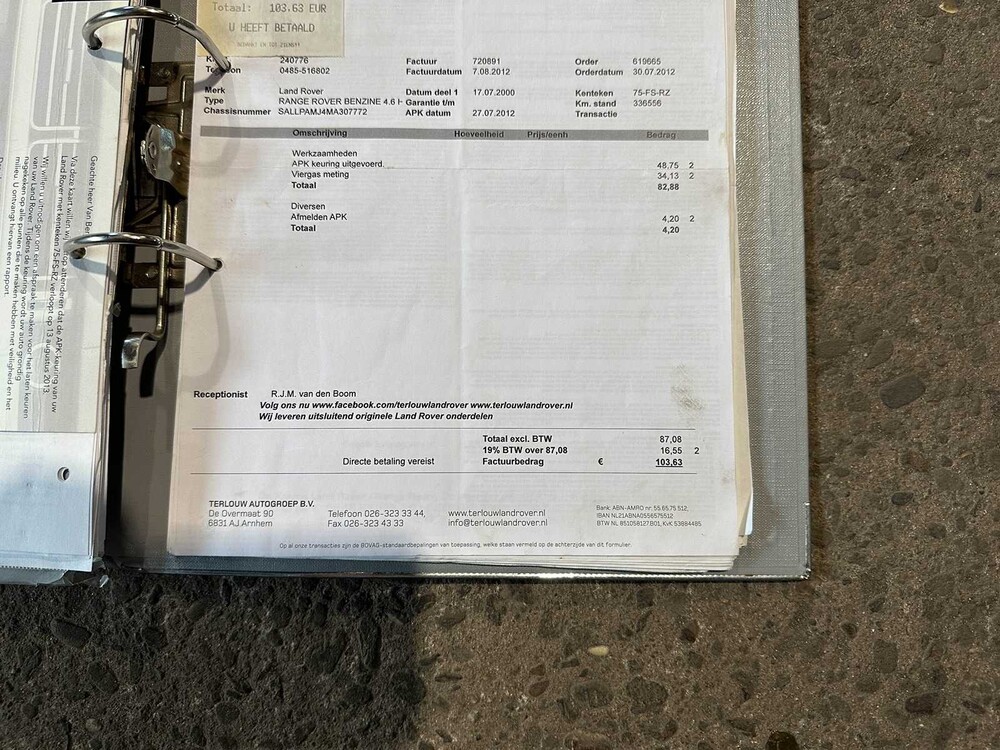 Land Rover Range Rover 4.6 V8 HSE 223pk 1995, 75-FS-RZ