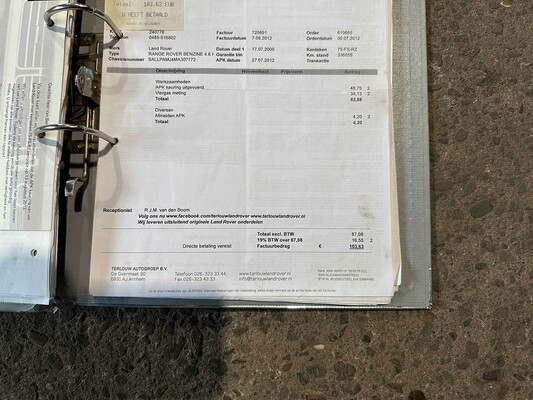 Land Rover Range Rover 4.6 V8 HSE 223pk 1995, 75-FS-RZ