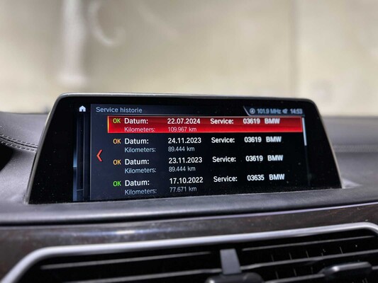 BMW 750Li xDrive High Executive 4.4 V8 7-serie G12 449pk 2017, XF-396-X