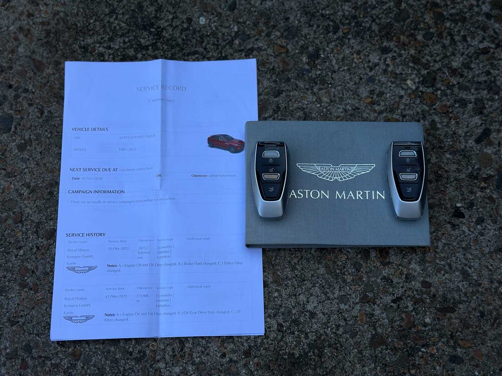 Aston Martin DBX 4.0 V8 1913 551pk 2020 (1 OF 500), HNT-92-V
