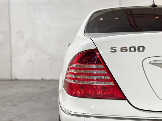 Mercedes-Benz S600 Lang 5.5 V12 500pk 2006, XZ-496-V Youngtimer
