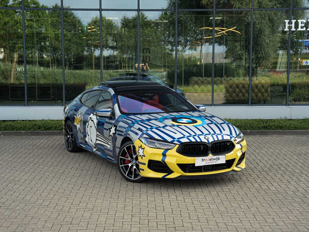BMW M850i Gran Coupé 4.4 V8 xDrive -The 8 X Jeff Koons- M-Performance 530pk 2023 (1 van 99) (NEW) 8-Serie (Origineel-NL + 1e Eigenaar)