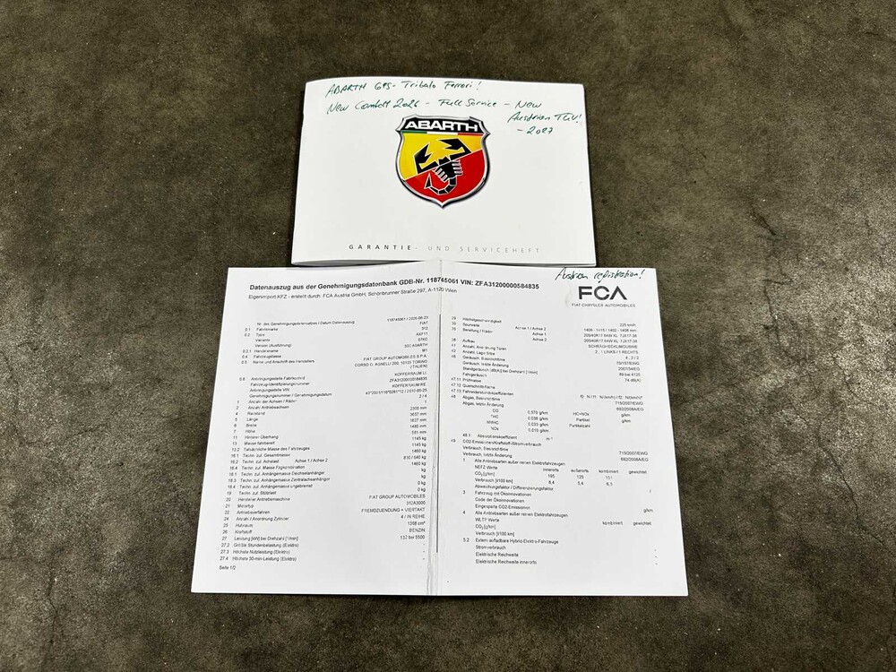 Fiat 500 Abarth 695 Tributo Ferrari 180pk 2011 (195/1695)