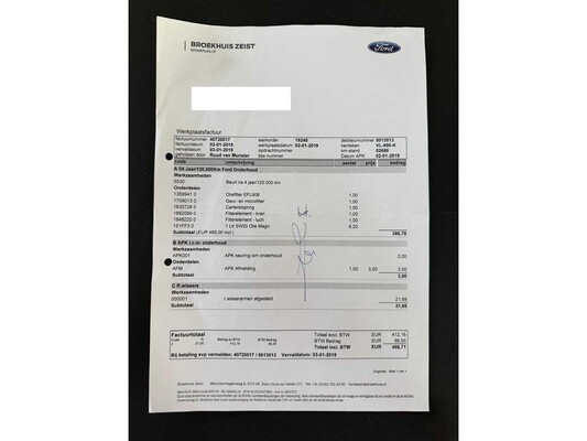 Ford Transit Connect 1.6 TDCI L1 Trend 75pk 2015 (Origineel-NL) 3-persoons, VL-990-K