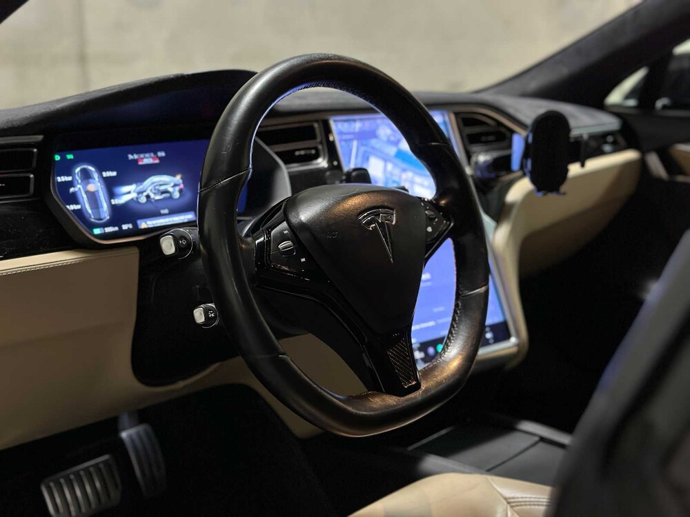 Tesla Model S 85D Performance 700pk 2016 (Origineel-NL) Free Supercharge, HS-650-S 