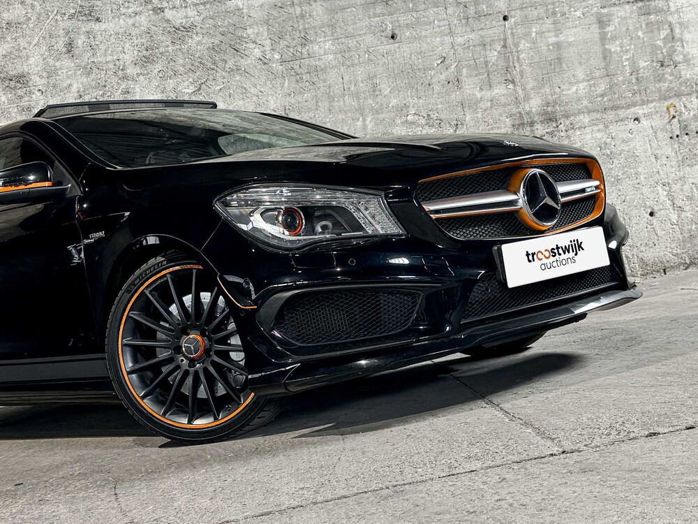 Mercedes-Benz CLA45 4Matic OrangeArt Edition CLA-Klasse 360pk 2015, NL-Kenteken