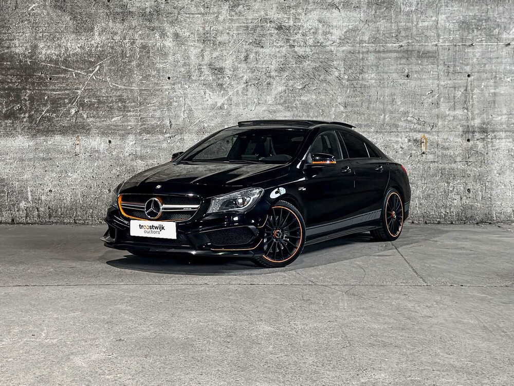Mercedes-Benz CLA45 4Matic OrangeArt Edition CLA-Klasse 360pk 2015, NL-Kenteken