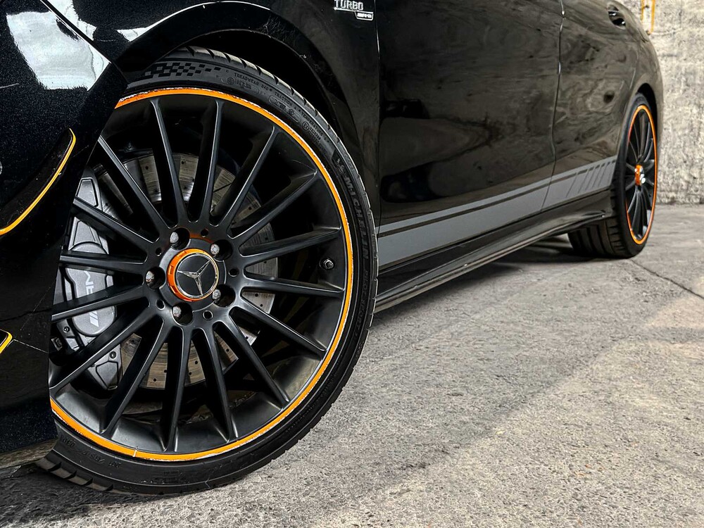 Mercedes-Benz CLA45 4Matic OrangeArt Edition CLA-Klasse 360pk 2015, NL-Kenteken