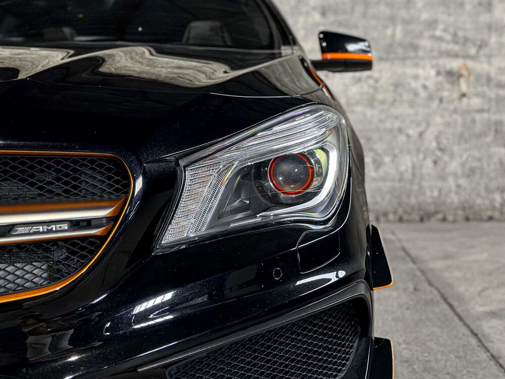 Mercedes-Benz CLA45 4Matic OrangeArt Edition CLA-Klasse 360pk 2015, NL-Kenteken